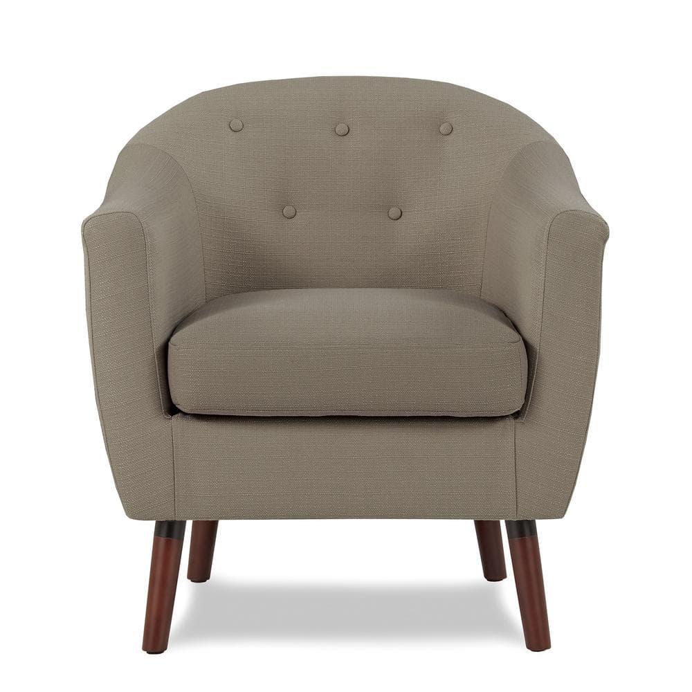 Lexicon Lucille Upholstered Accent Chair in Beige