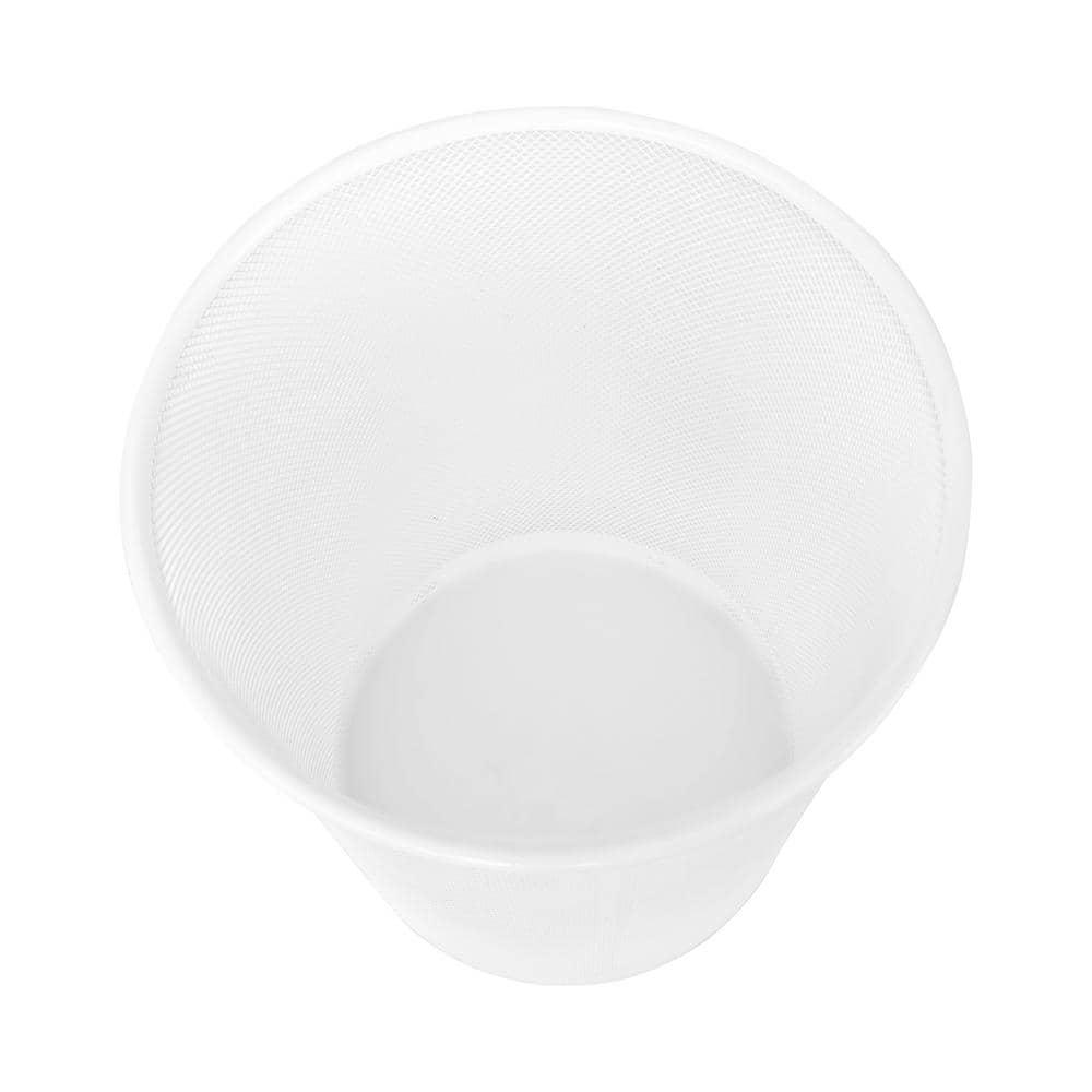Seville Classics Mesh Trash Can, Waste Paper Basket, Round (Set of 2)