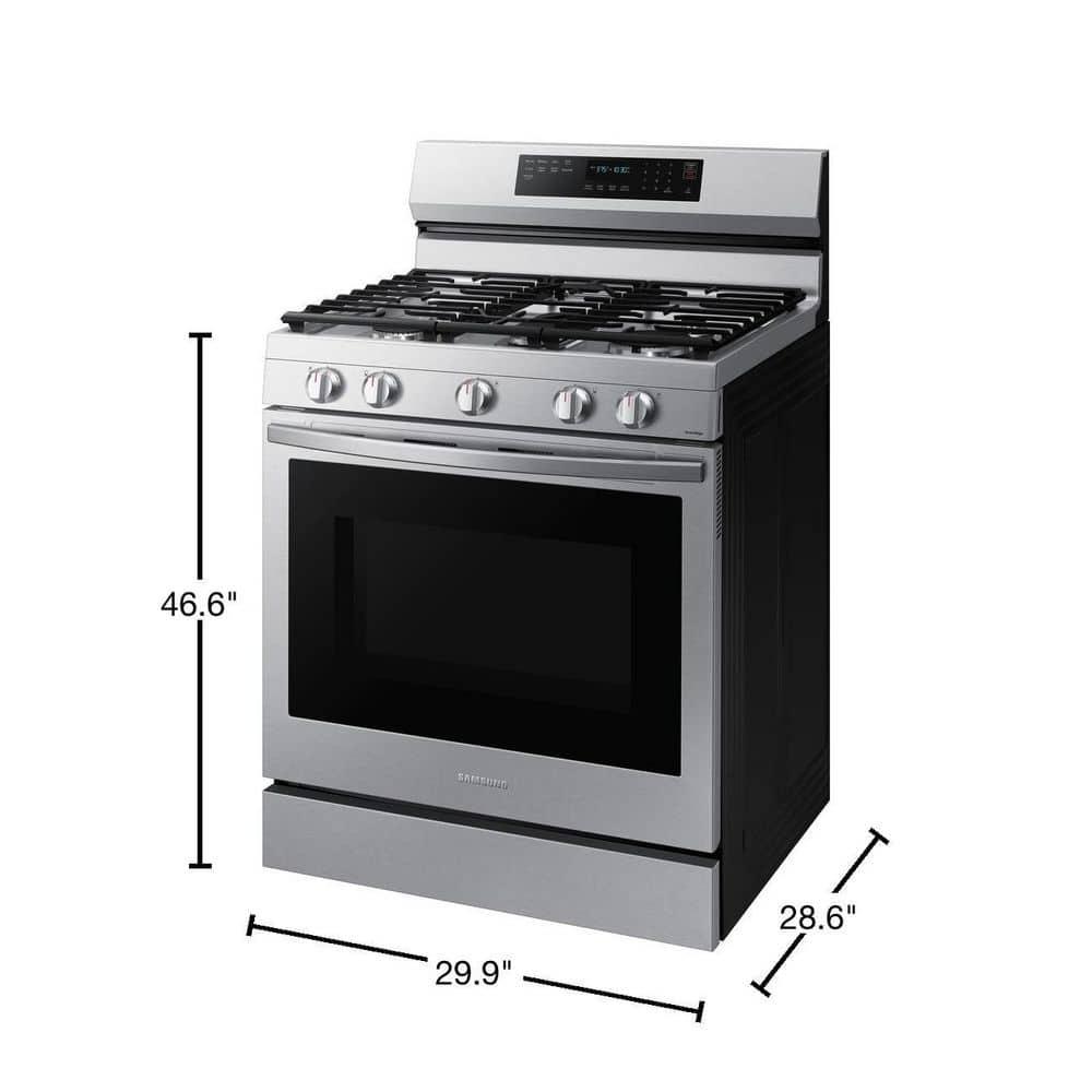 6.0 cu. ft. Smart Freestanding Gas Range with No-Preheat Air Fry and Convection+