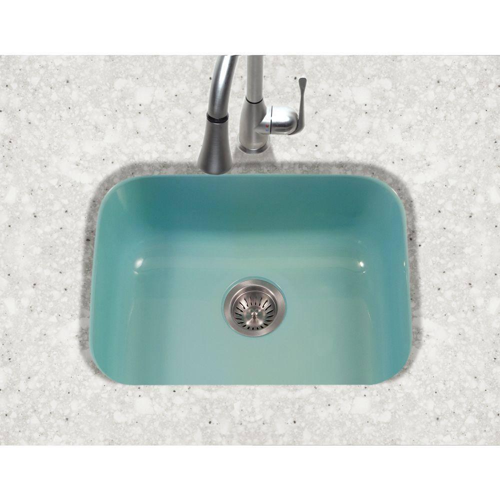 Porcela 22.75'' L Undermount Single Bowl Steel Kitchen Sink