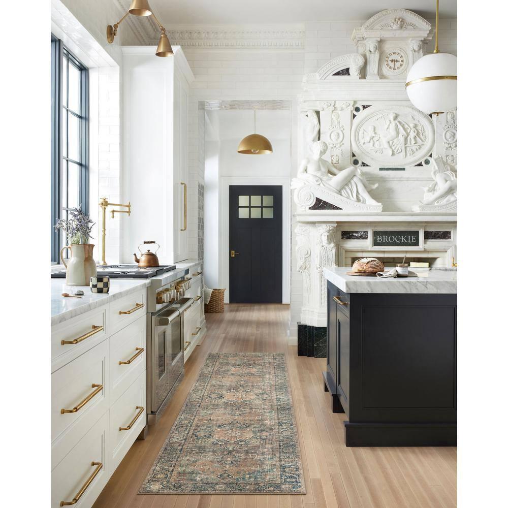 Loloi Margot Terracotta / Lagoon Area Rug feat. Cloudpile