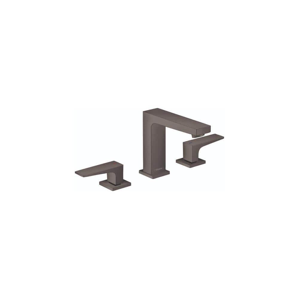 Hansgrohe Metropol Widespread Faucet 110 with Lever Handles and Drain Assembly, 1.2 GPM