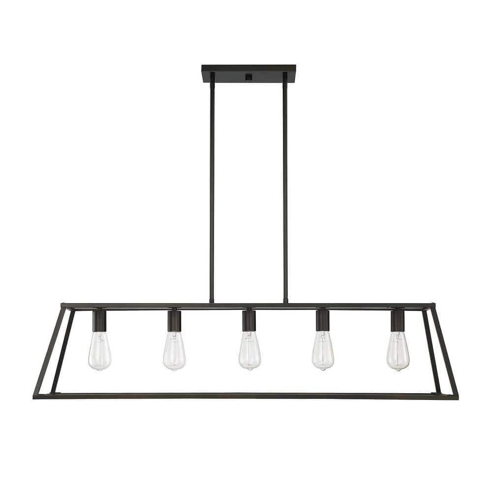 Clare 5 Light Metal Dimmable Kitchen Island Chandelier