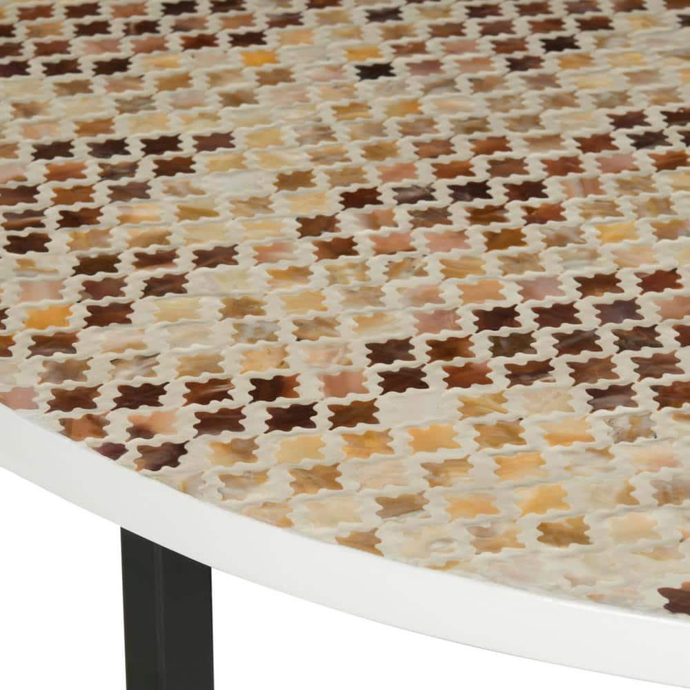 Cheyenne Coffee Table - Brown/Multi - Safavieh