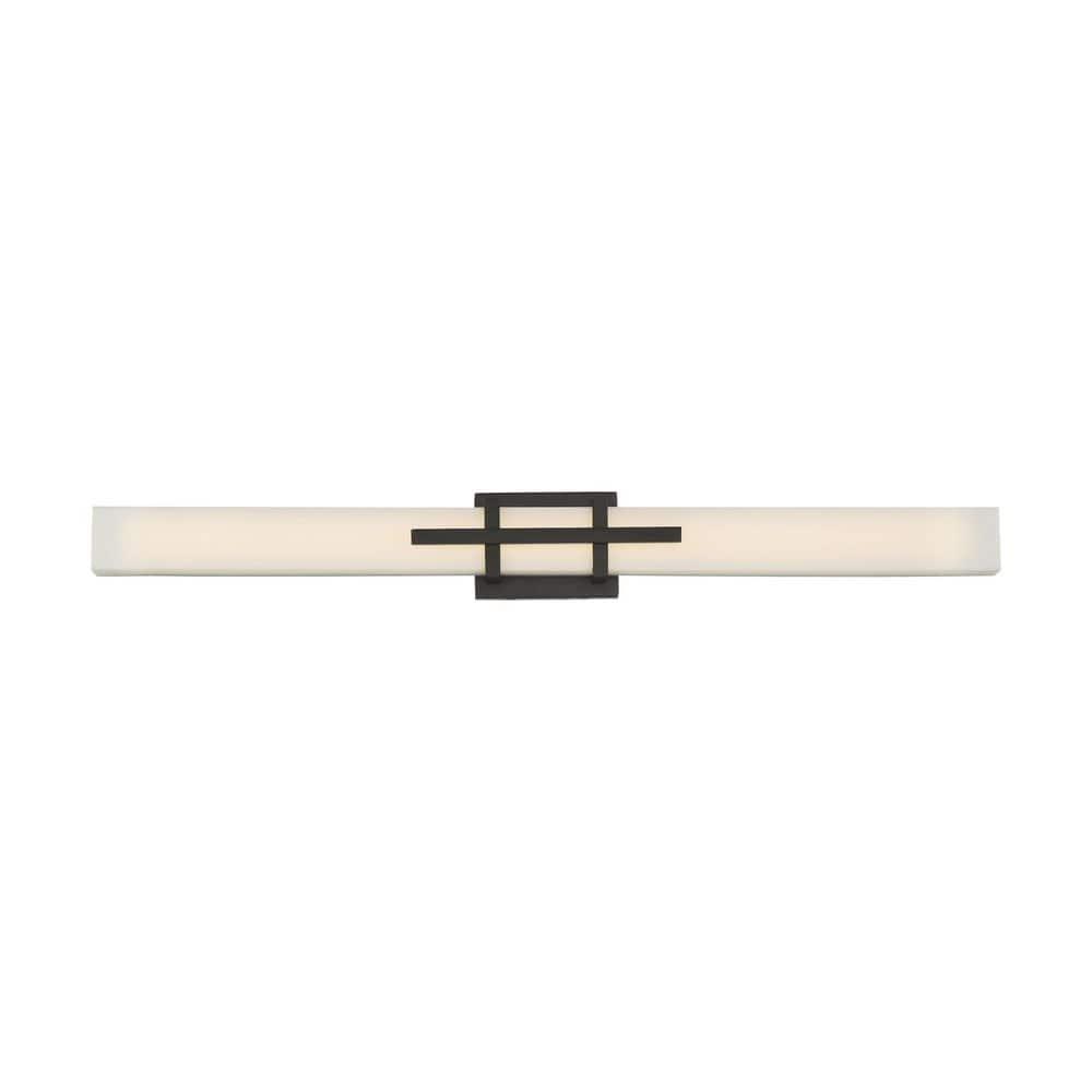 62/876-Nuvo Lighting-Grill-39W 1 LED Wall Sconce-4 Inches Wide-Aged Bronze Finish