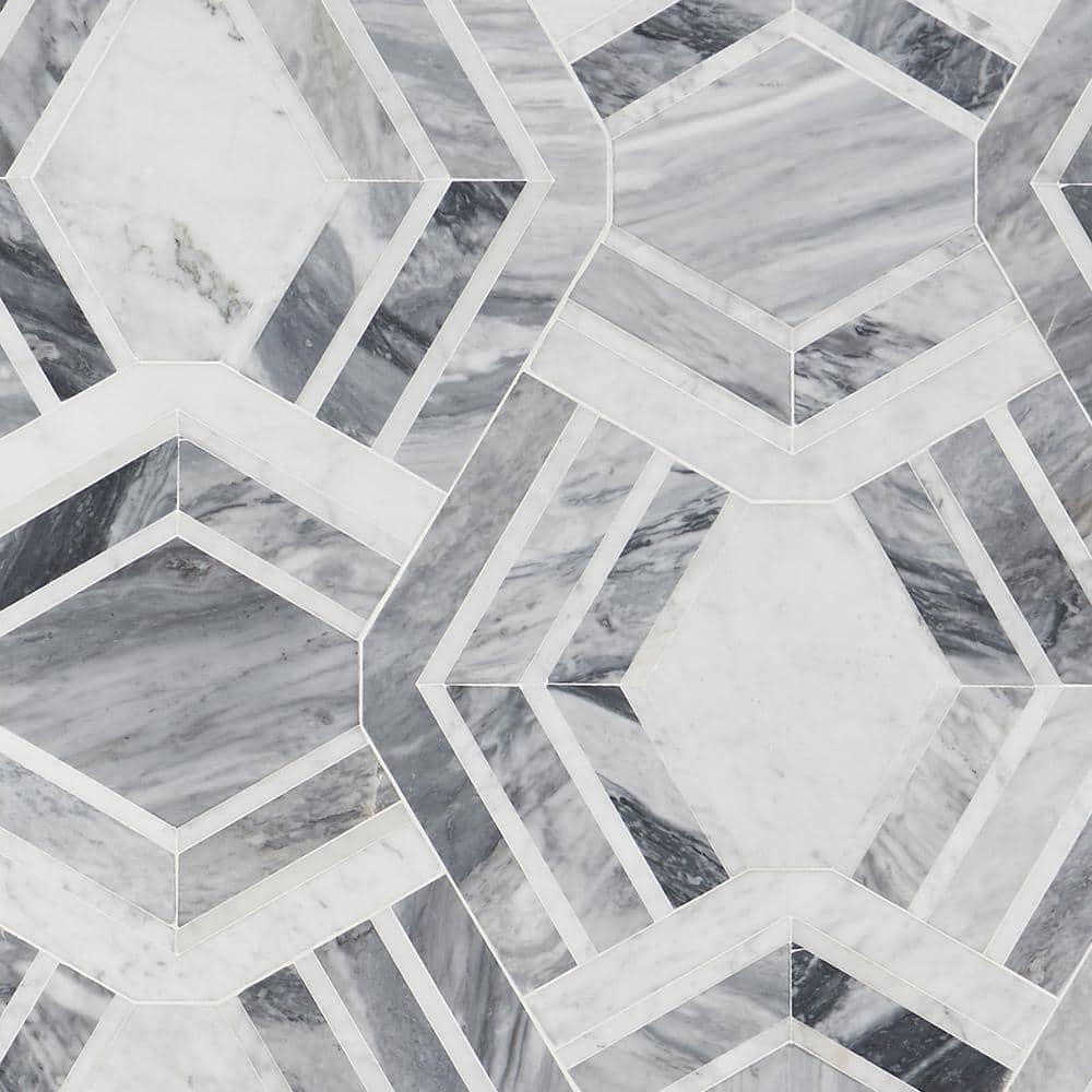 Bond Tile Tenor Marble Random Mosaic Wall & Floor Tile