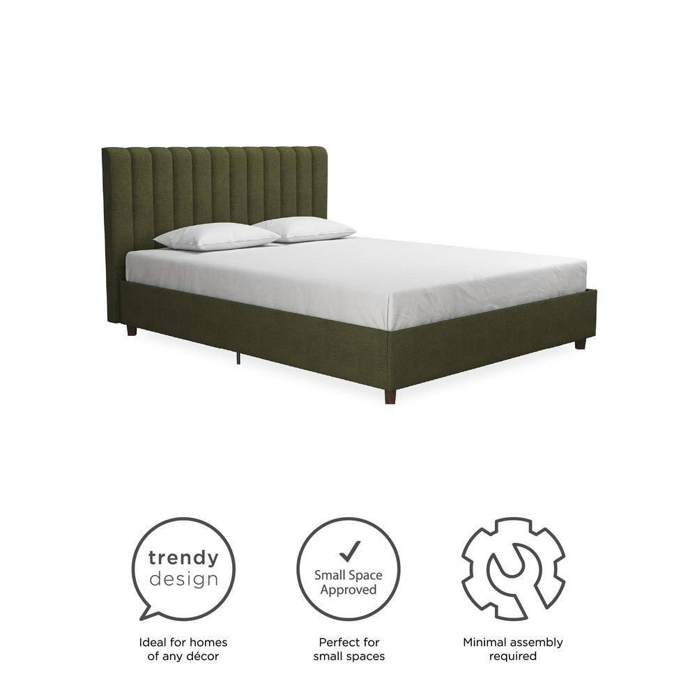 Brittany Tufted Upholstered Platform Bed