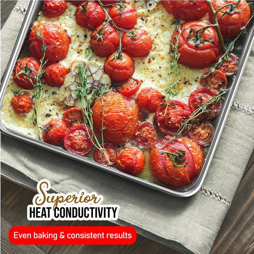 Joytable Non-Stick Aluminized Steel Quarter Sheet Pan Set (Set of 2)