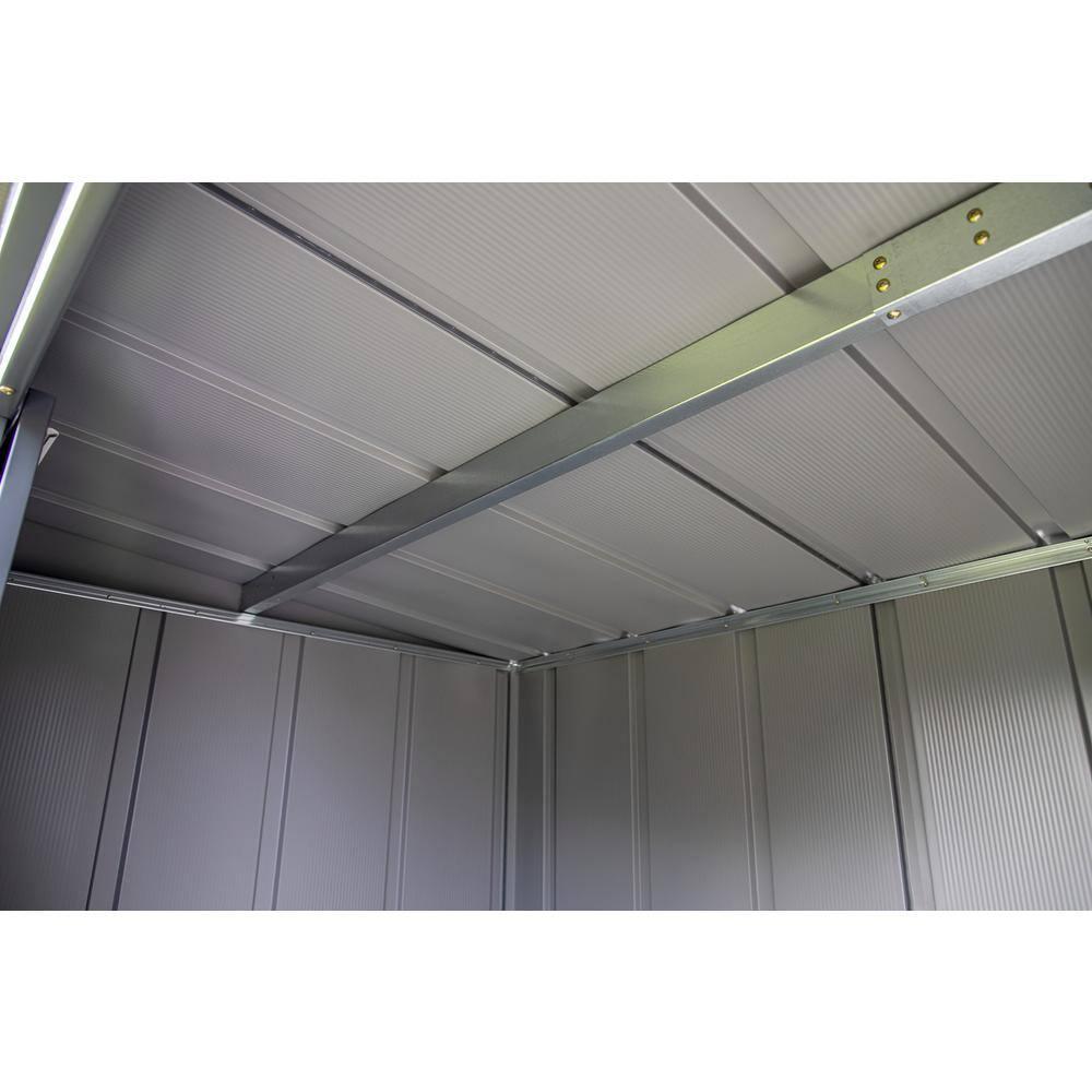 Arrow 8 ft. W x 4 ft. D Galvanized Steel Vertical Storage Shed