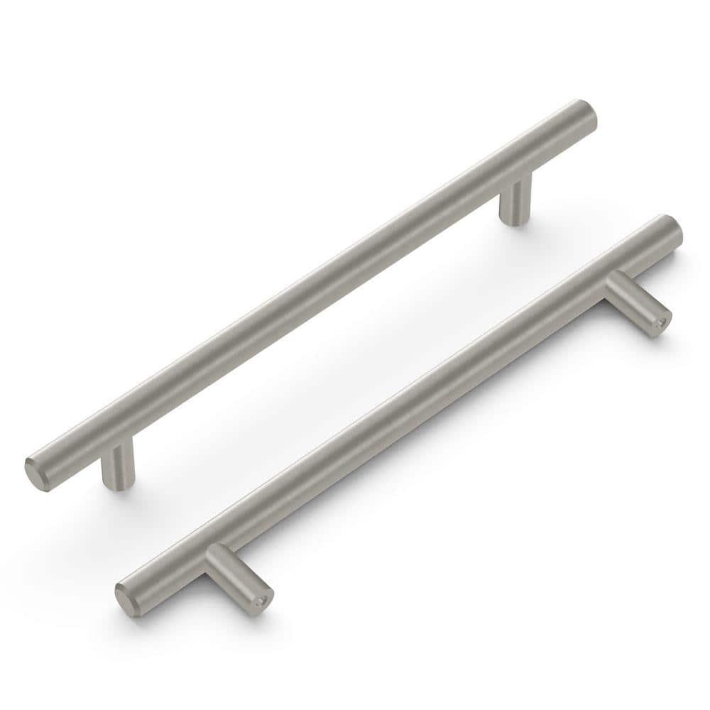 Bar Pull Kitchen Cabinet Handles, Solid Core Drawer Pulls for Cabinet Doors, 6-5/16" (160mm)