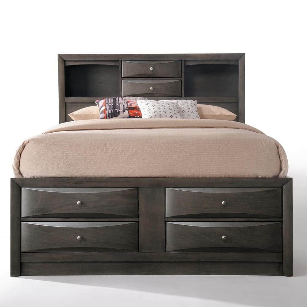Wildon Home® Elyne Bookcase Storage Bed