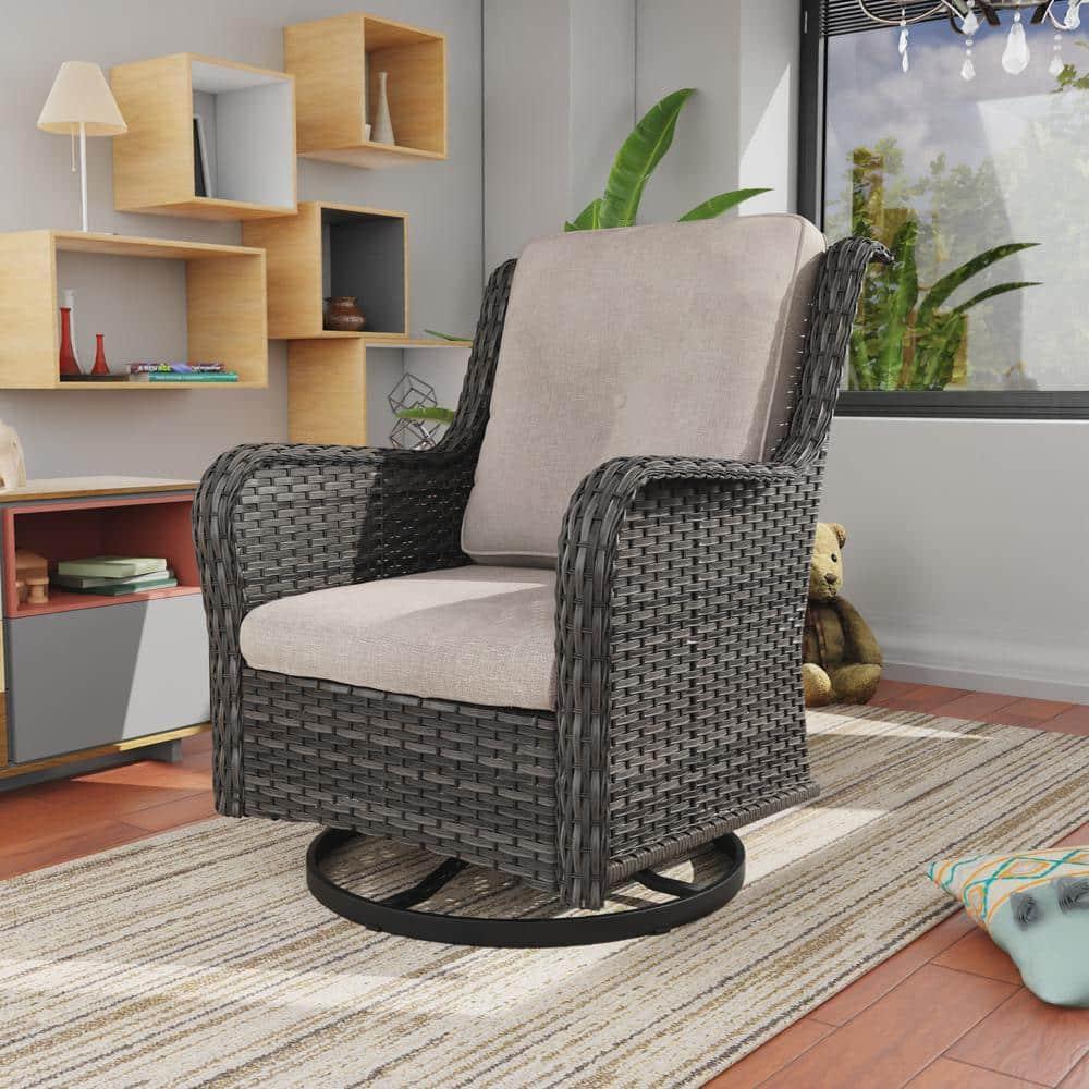Outdoor Dining Armchair with Cushion