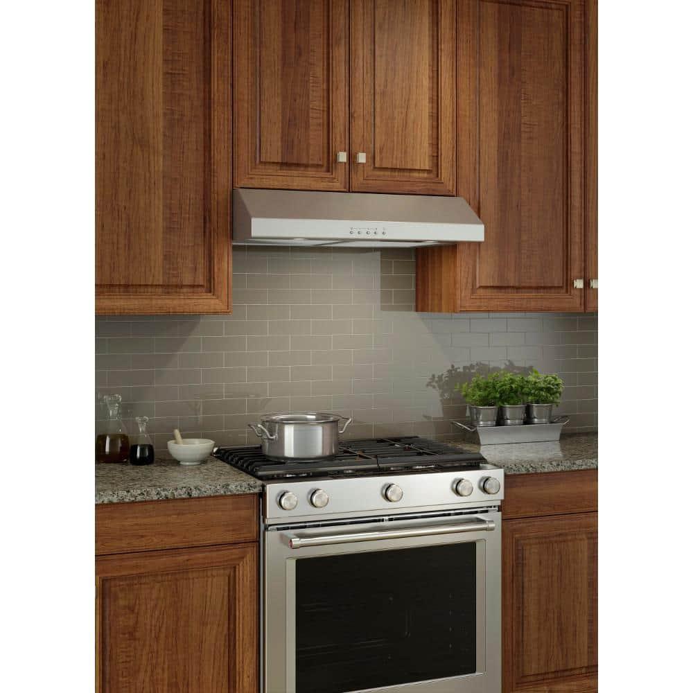 Broan NuTone 30" Stainless Steel 375 CFM Convertible Under Cabinet Range Hood
