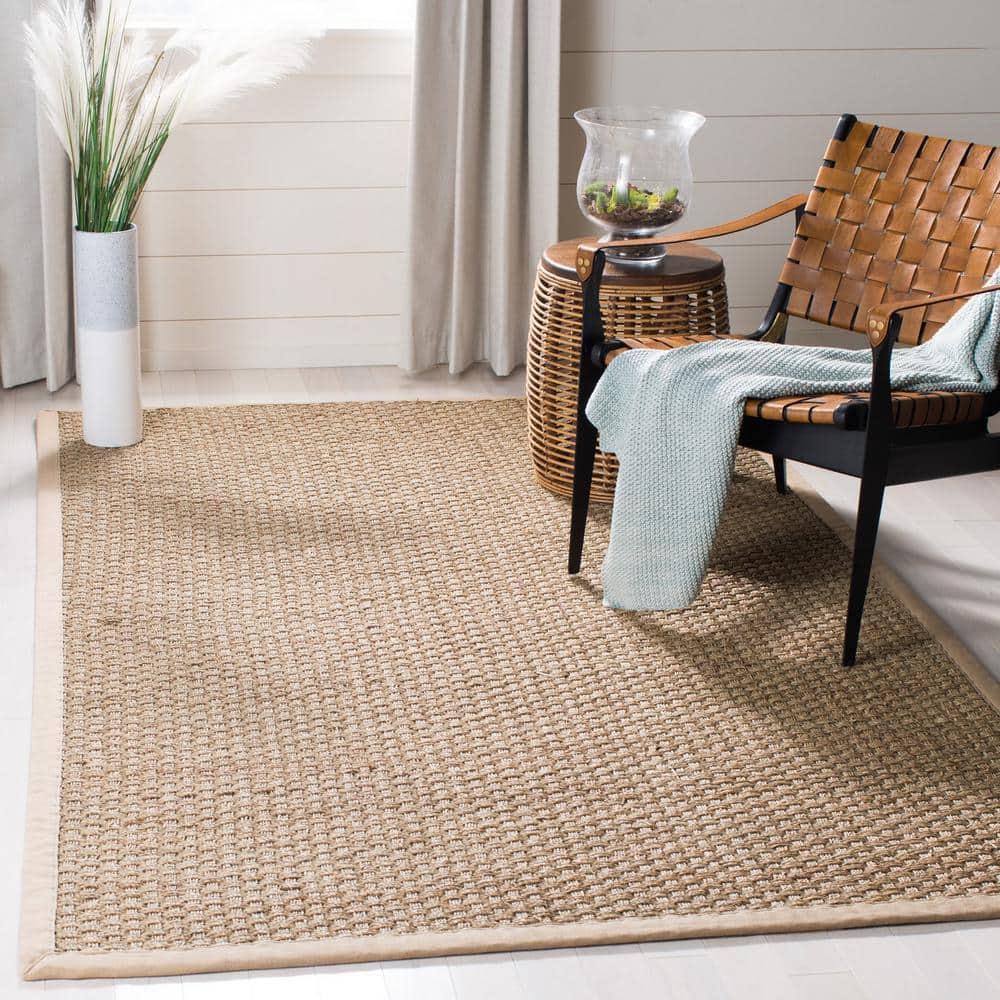 Natural Fiber NF114 Power Loomed Indoor Area Rug - Natural/Beige - 6'x9' - Safavieh.