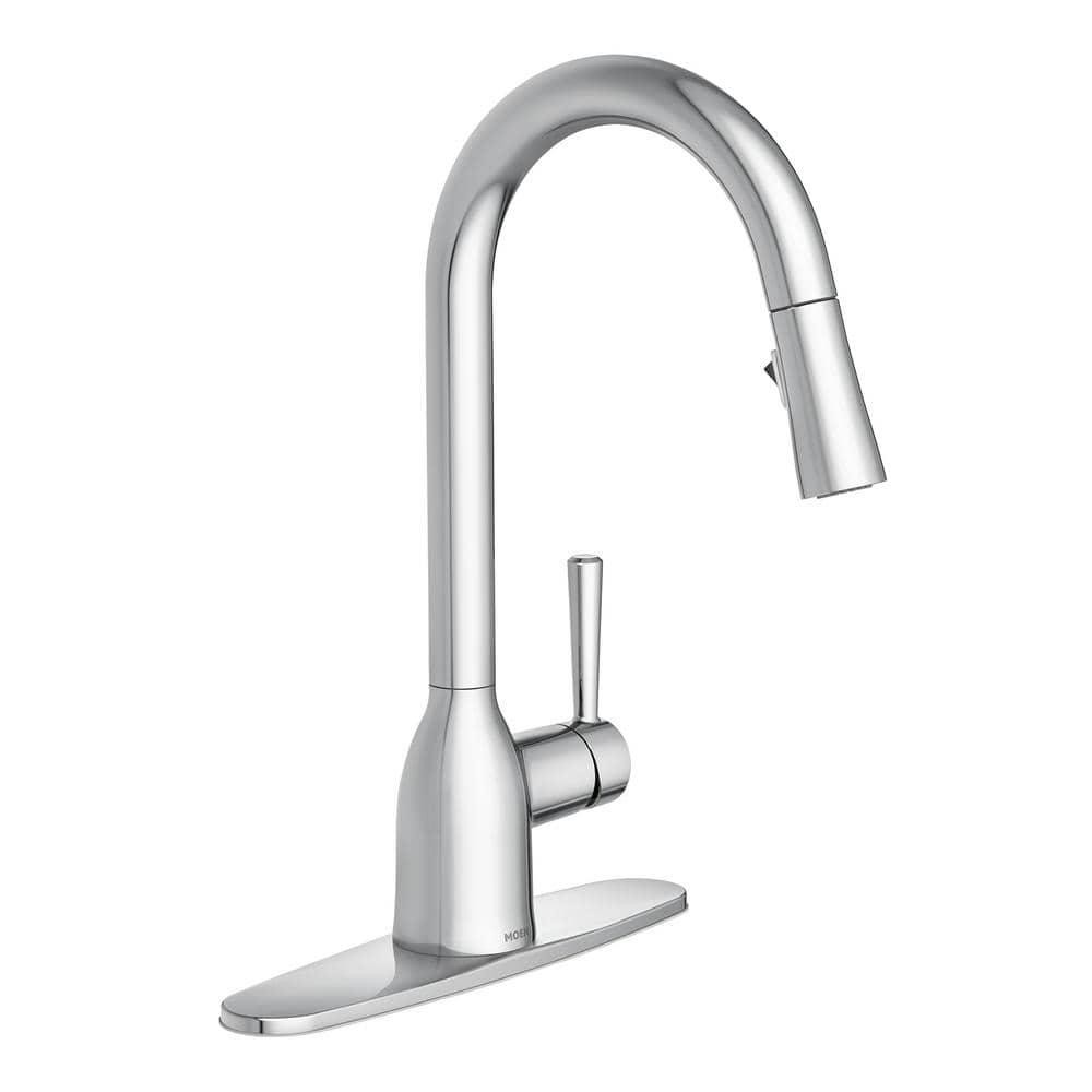 Adler Pull Down Single Handle Kitchen Faucet with Accessories