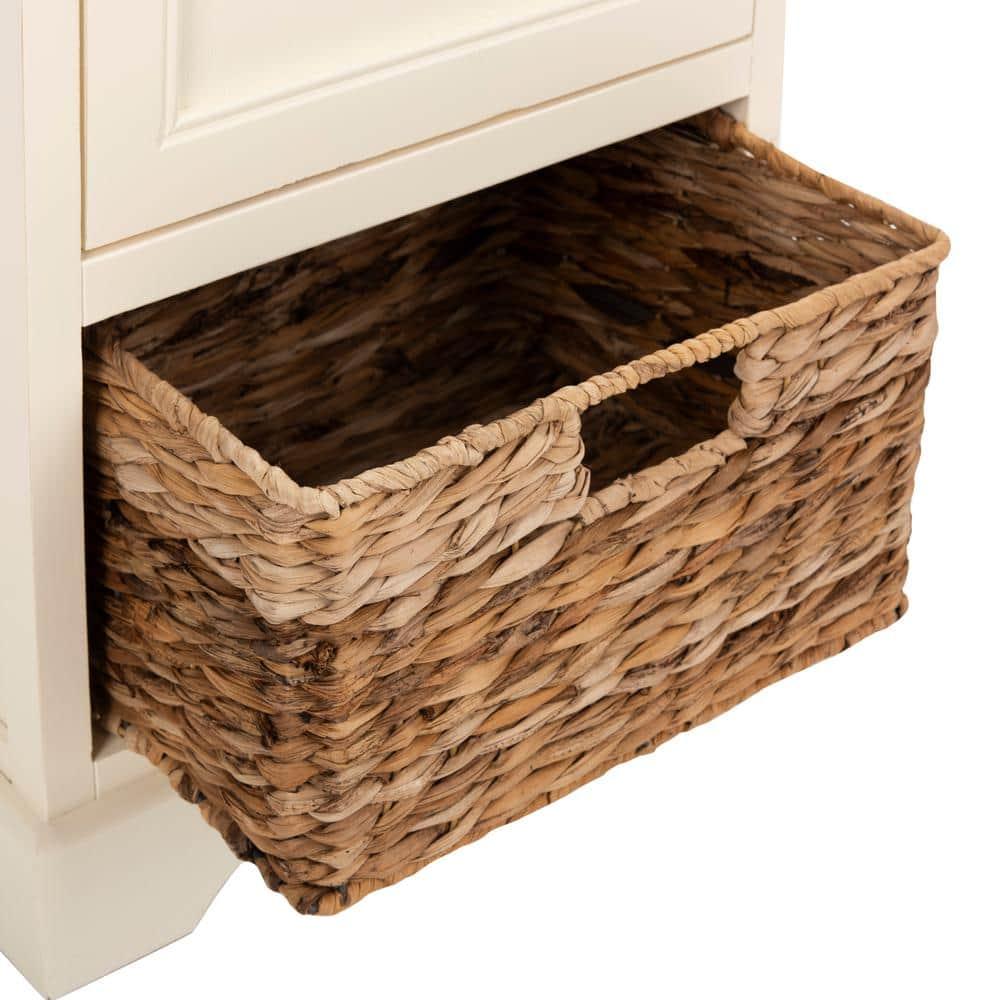 Raven Storage Unit - AMH5703 - Distressed Cream - Safavieh Couture