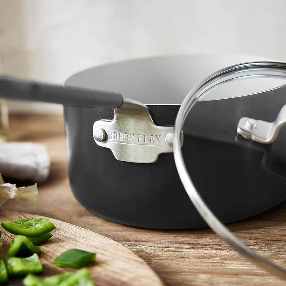 GreenPan Bobby Flay by GreenPan Professional Grade Ceramic Nonstick 2.53QT Saucepan with Lid
