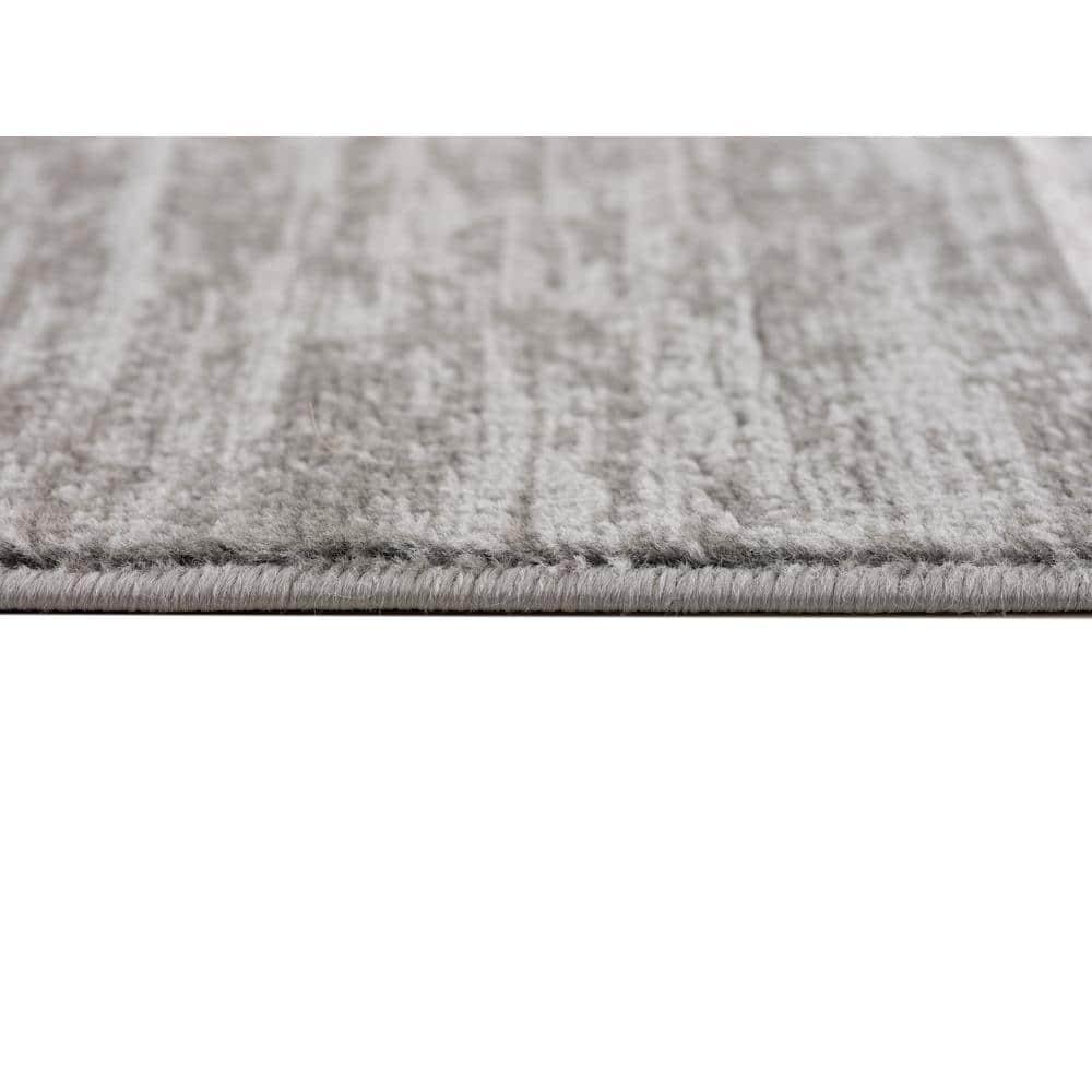 Alfombra Rectangular Geométrica Púrpura Verena de 5' x 7' para Entrada, Sala de Estar, Comedor, etc.