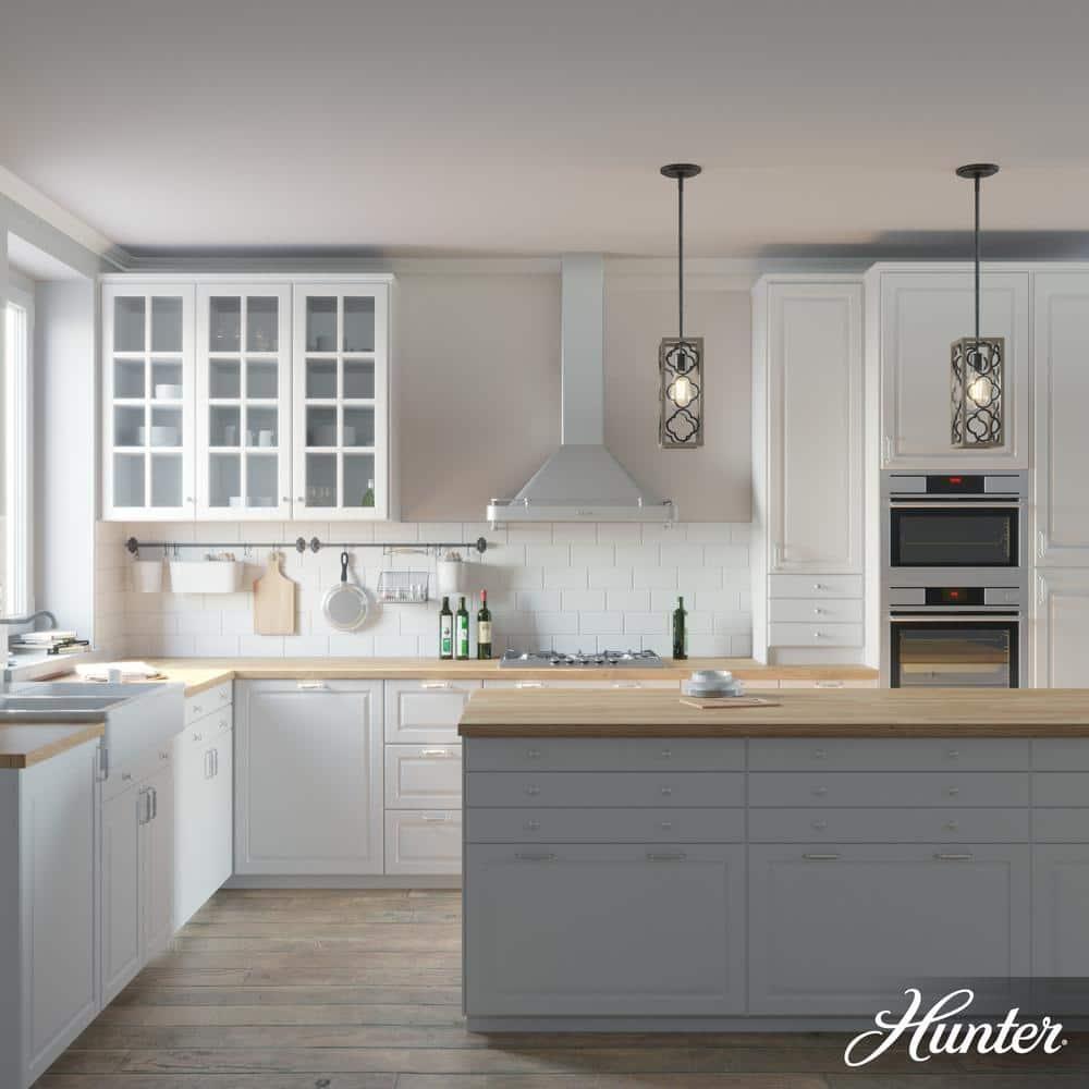 Hunter Fan Gablecrest 1 - Light Single Rectangle Pendant