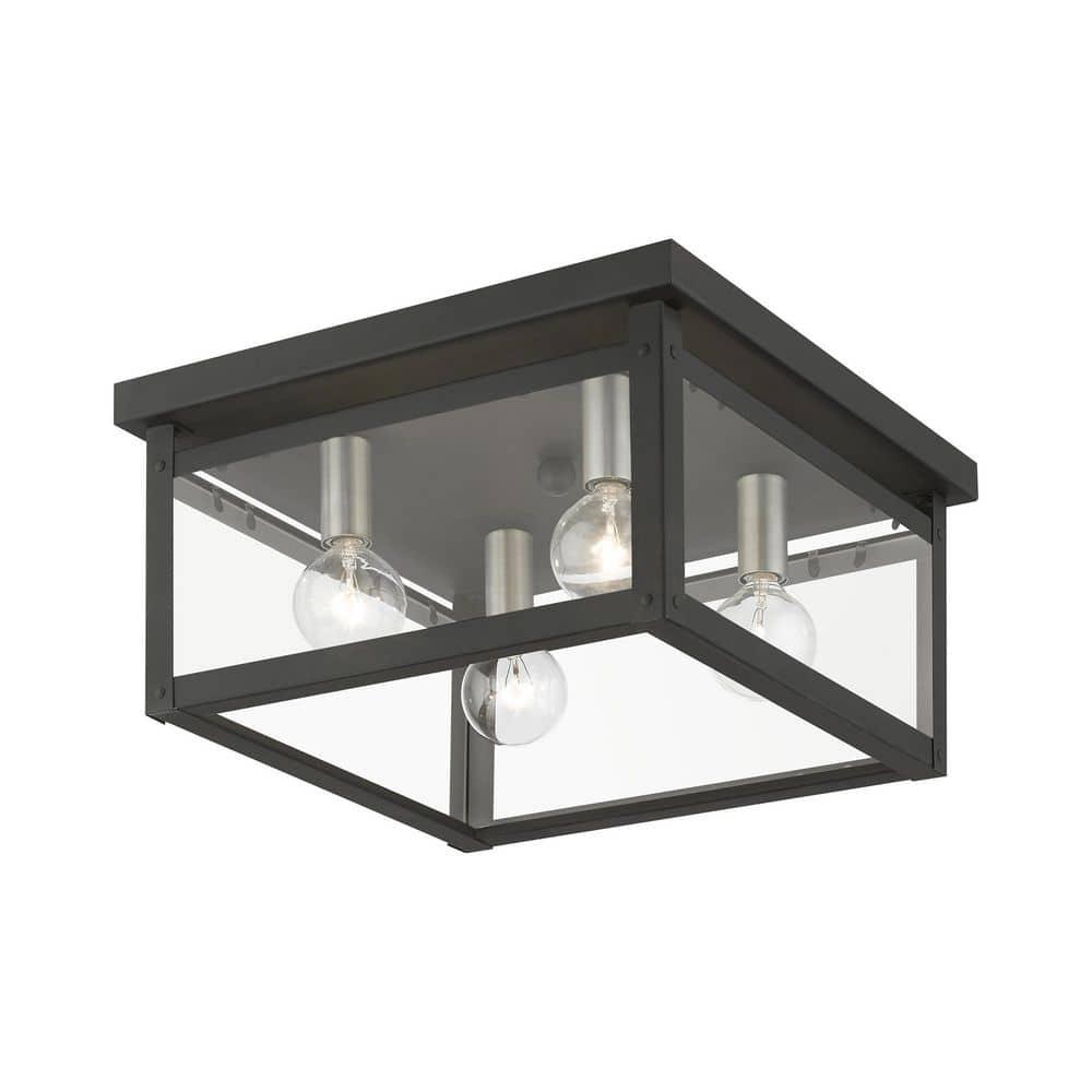 Teodro 4-Light 11" Flush Mount