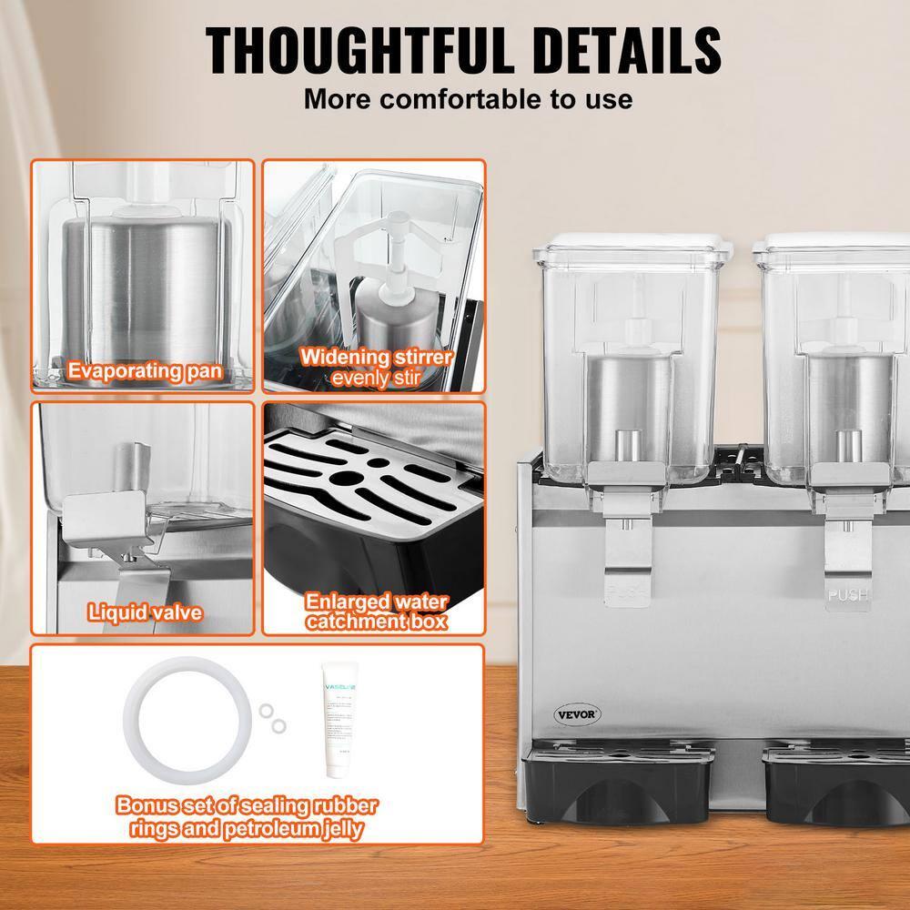 VEVOR VEVOR 20'' W Countertop 0.86 Cubic Feet Beverage Cooler
