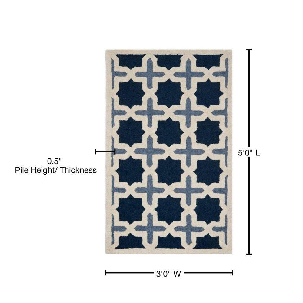 Cambridge CAM127 Hand Tufted Area Rug  - Safavieh