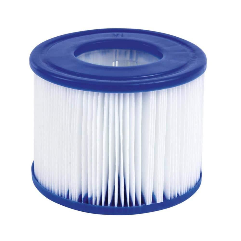 Coleman Gray and White Inflatable Square Hot Tub with Cover