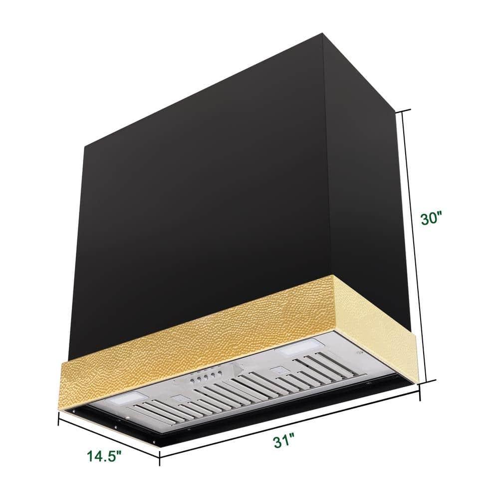 Akicon AK-HS30HD-JBG Akicon 600 CFM Ducted (Vented) Wall Mounted Required Range Hood