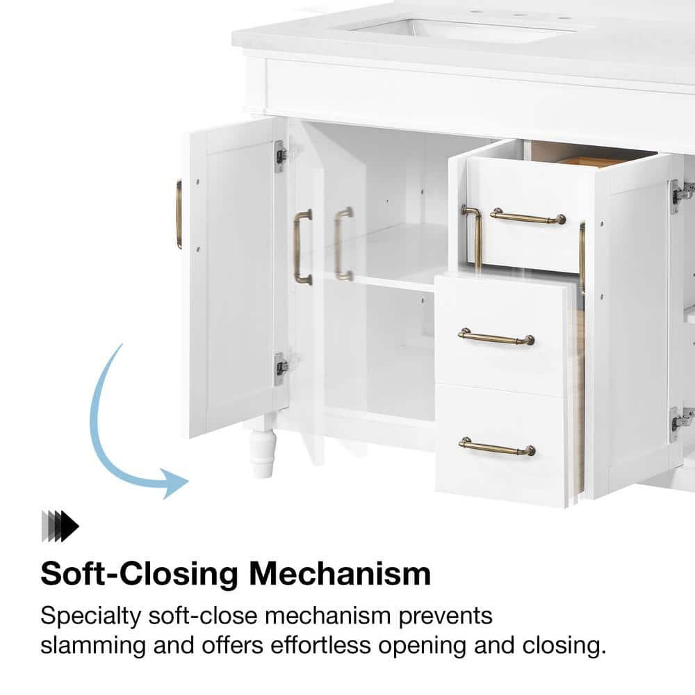 Ove Decors OVE Decors Salisbury 72 in. Double Sink Bathroom Vanity in Pure White