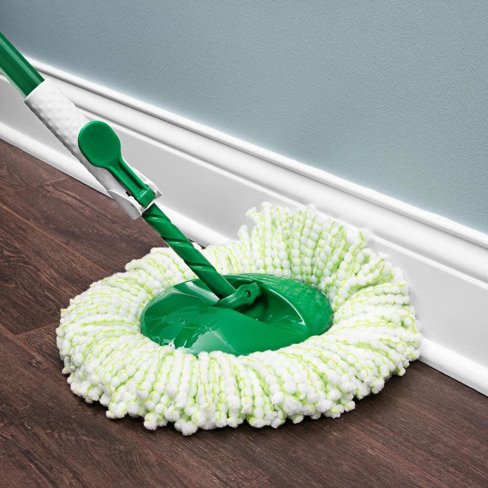 Libman Tornado Spin Mop and Bucket System | All-in-One Floor Cleaning Kit with Advanced Microfiber Head