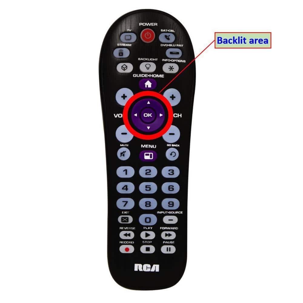 RCA 4-Device Universal Remote Streaming Player Compatible