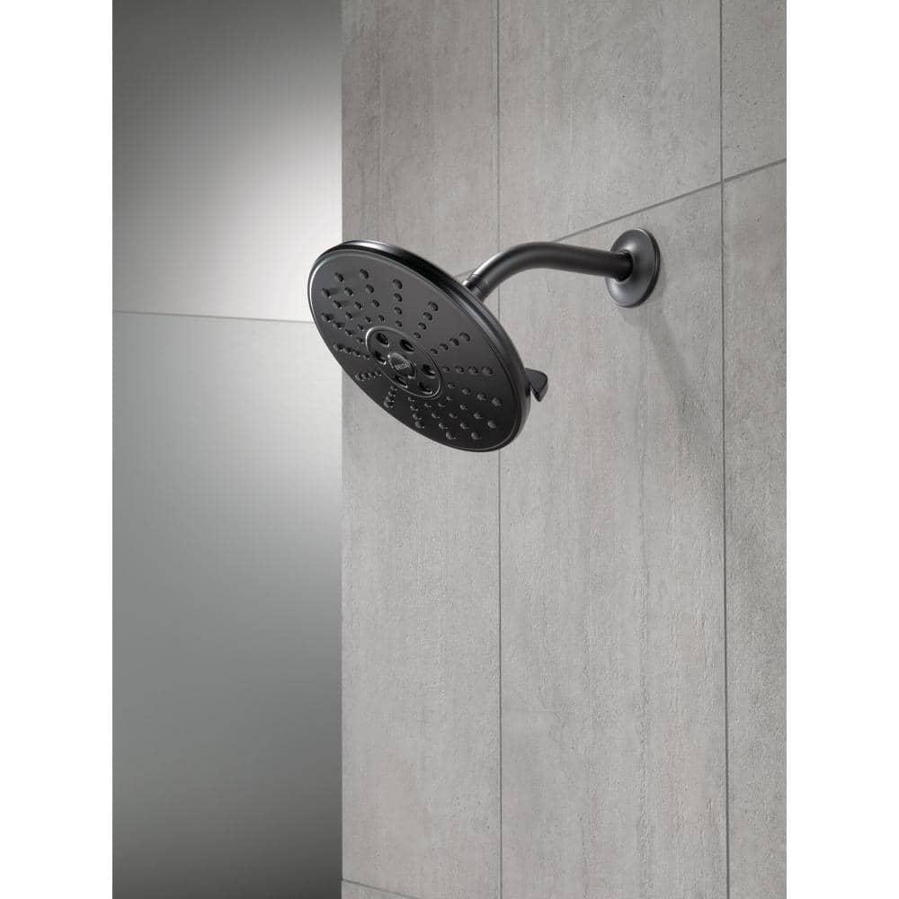 Universal Showering Components Shower Head in Matte Black
