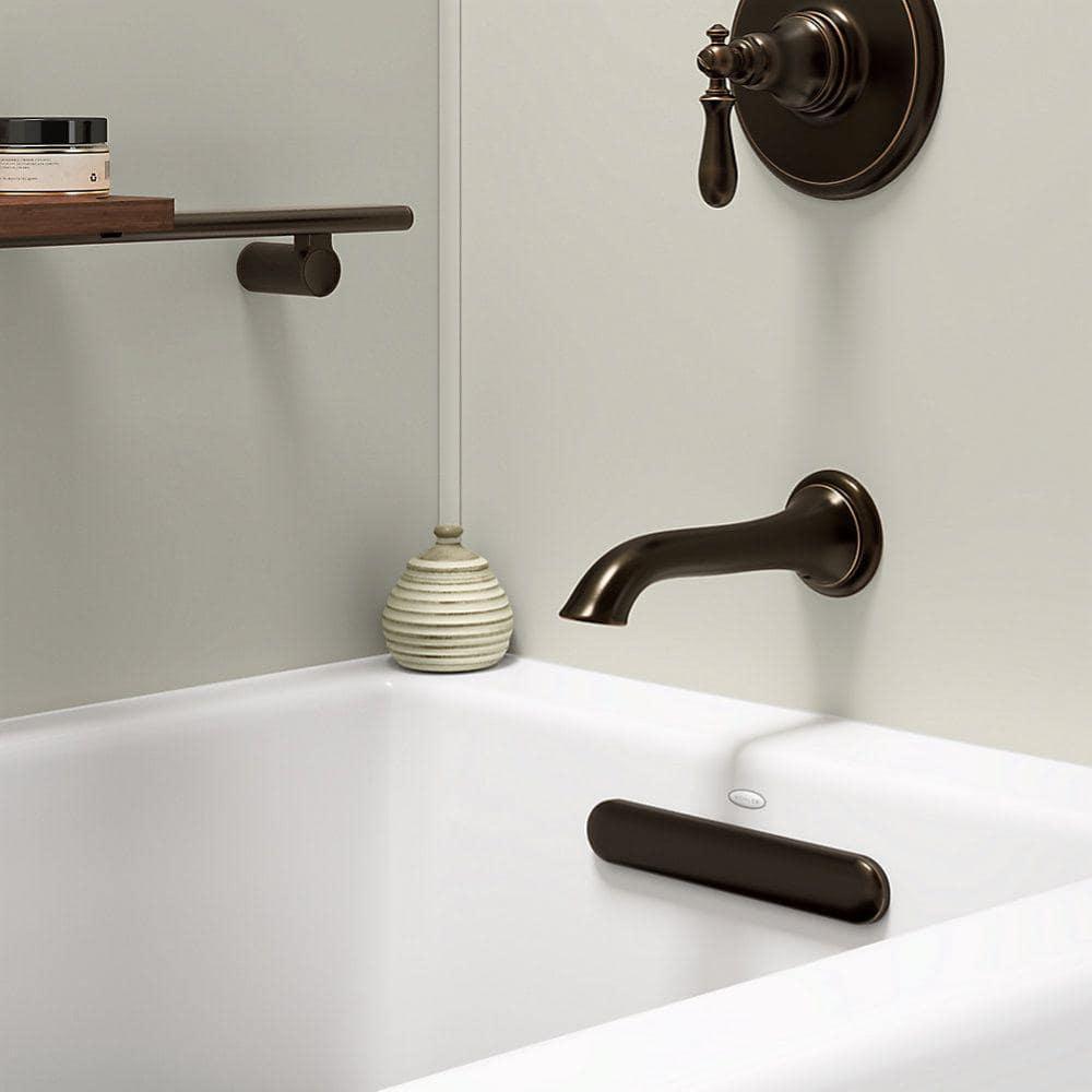 Underscore 60" x 32" Rectangular Alcove Soaking Bathtub with Integral Apron