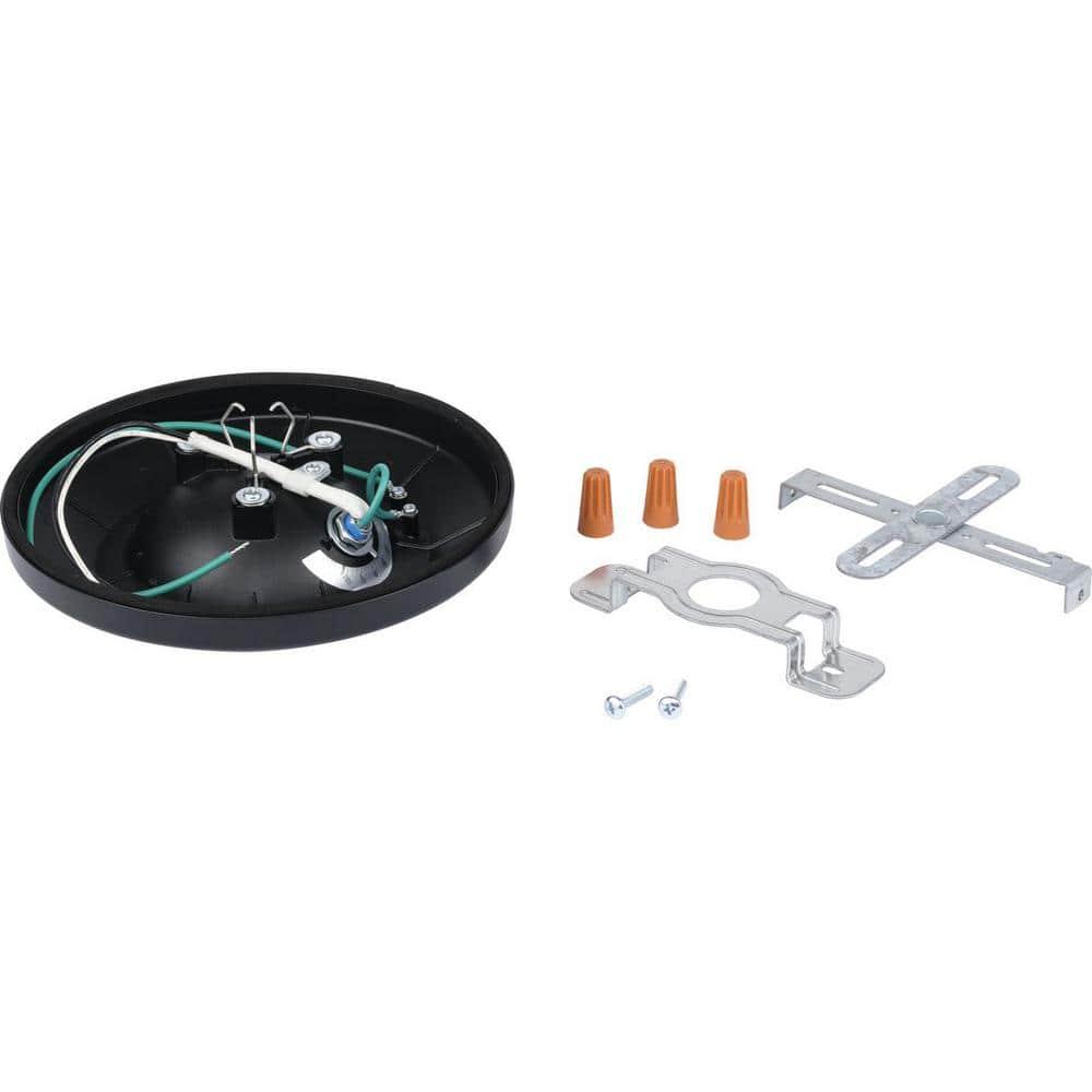 Progress Lighting, Intrinsic Collection, 1-Light, Surface Mount, Black, Eyeball Downlight