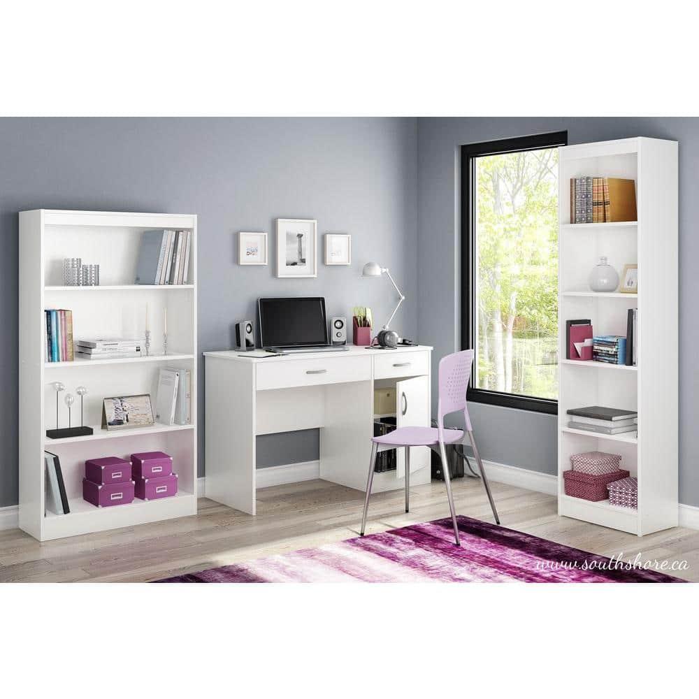 South Shore Axess, Contemporary Desk, Medium Desk White