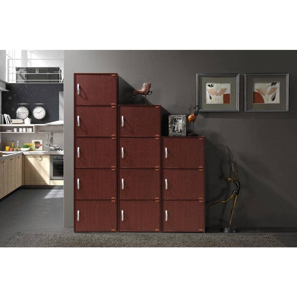 Indoor Modern Home Decorative Furniture 3-Shelf, 3-Door Bookcase