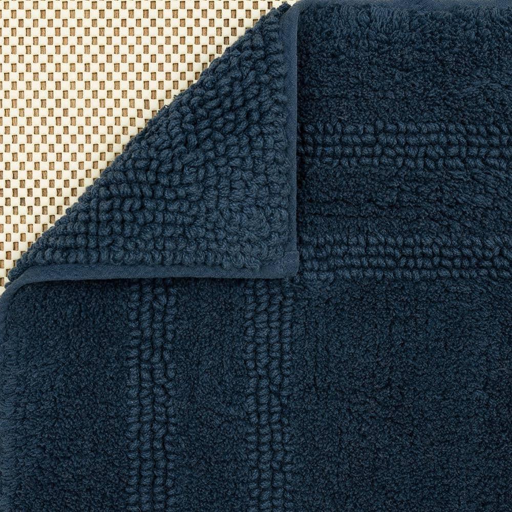 Mohawk Alfombra de Baño de Algodón Suave Absorbente de Secado Rápido Lavable a Máquina Alfombra de Baño, Crepúsculo, 21" x 34"