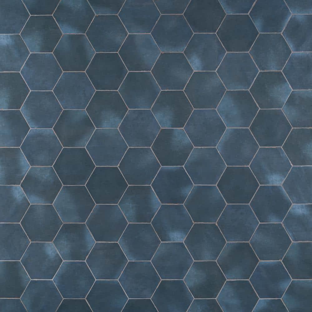 Bond Tile Palo Alto Hex 6" Hexagon Handmade Look Porcelain Floor and Wall Tile (5.38 Sq. Ft. / Case)
