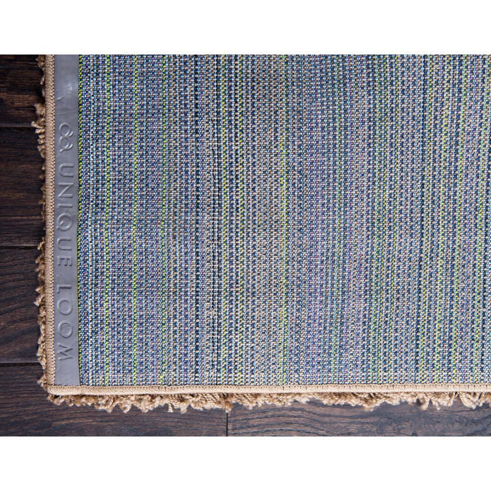 Unique Loom 4' 0 x 6' 0 Solid Shag Sandy Brown Area Rug