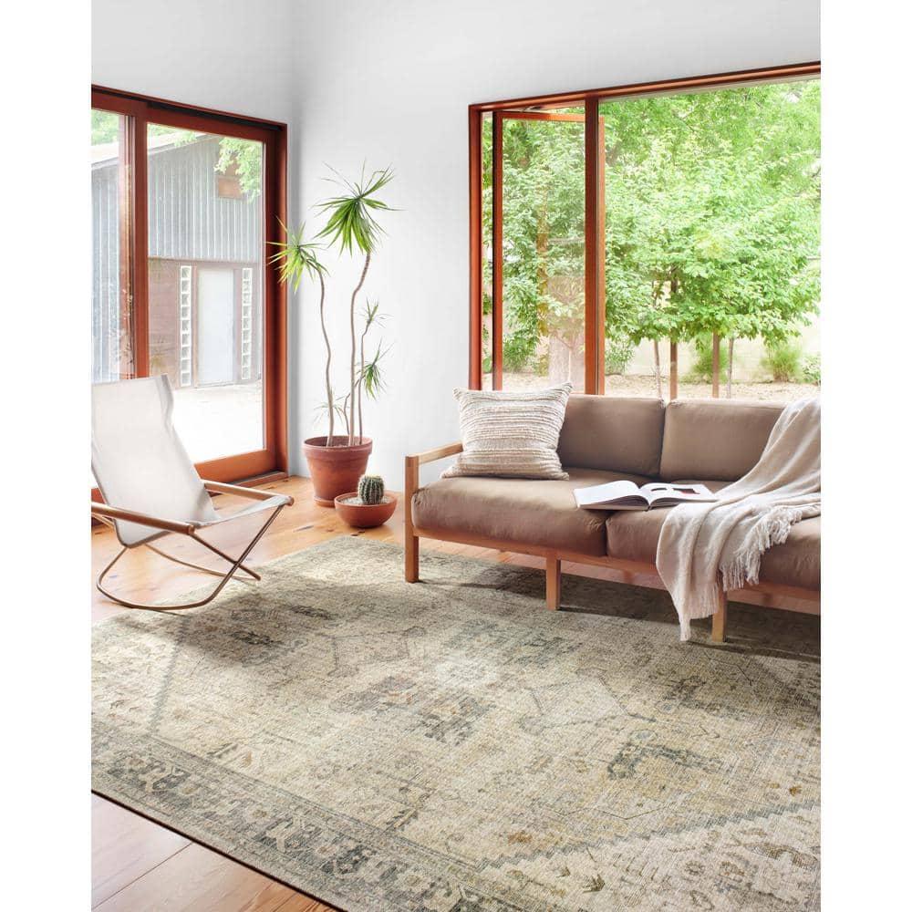 Loloi II Skye SKY-13 Natural / Sand Oriental Area Rug 7'-6" x 9'-6"