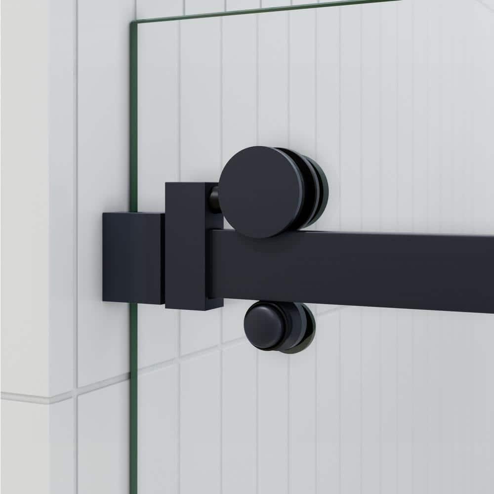 Astro 60 - 64 in. x 78 in. Fully Frameless Glass Sliding Shower Door