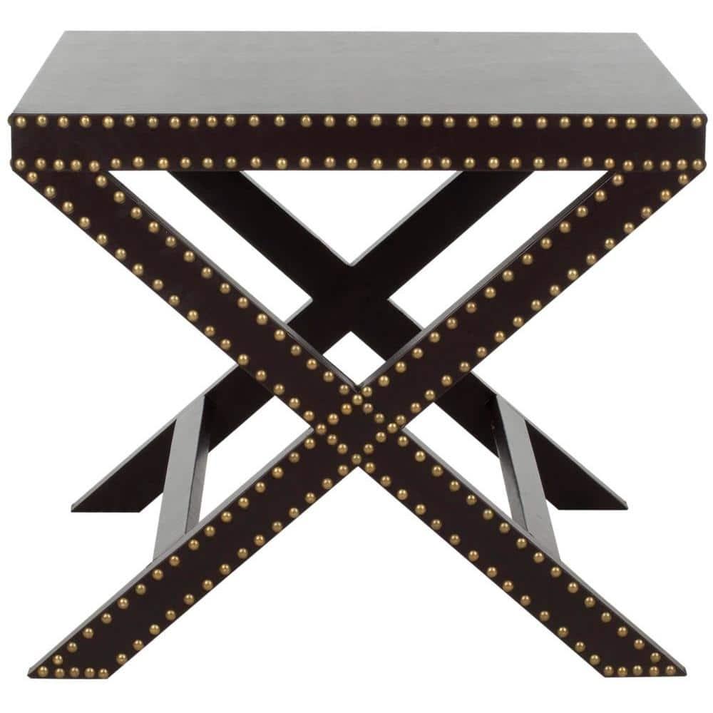 Jeanine X-End Table - Charcoal - Safavieh.