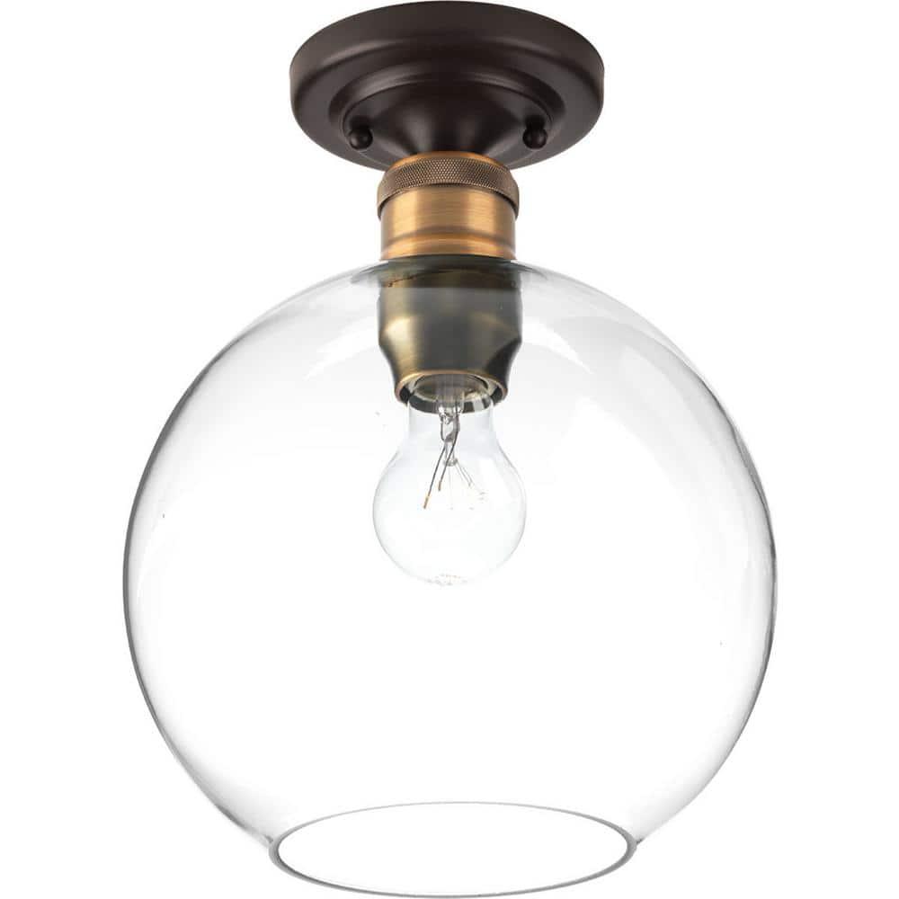 Progress Lighting - One Light Flush Mount - Close-to-Ceiling - Hansford -