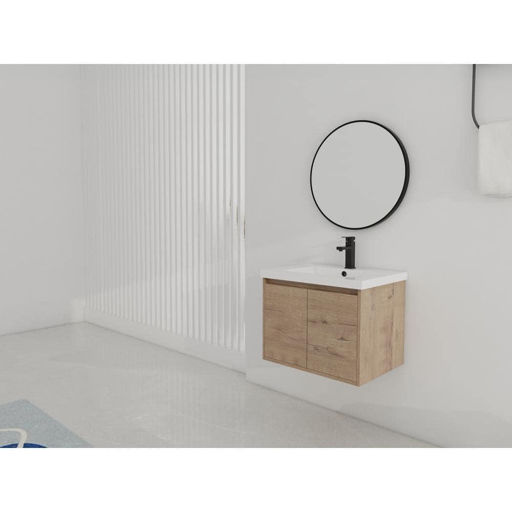 24" SINK VANITY WITH KD PACKAGE PLYWOOD, GEL-COAT TOP, NO FAUCET