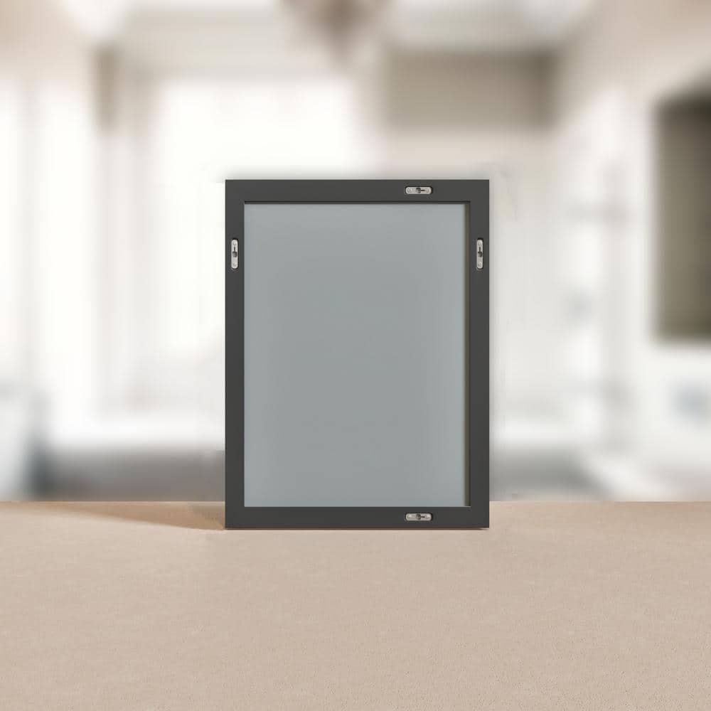 Eviva Aberdeen 24" Espresso Framed Bathroom Wall Mirror