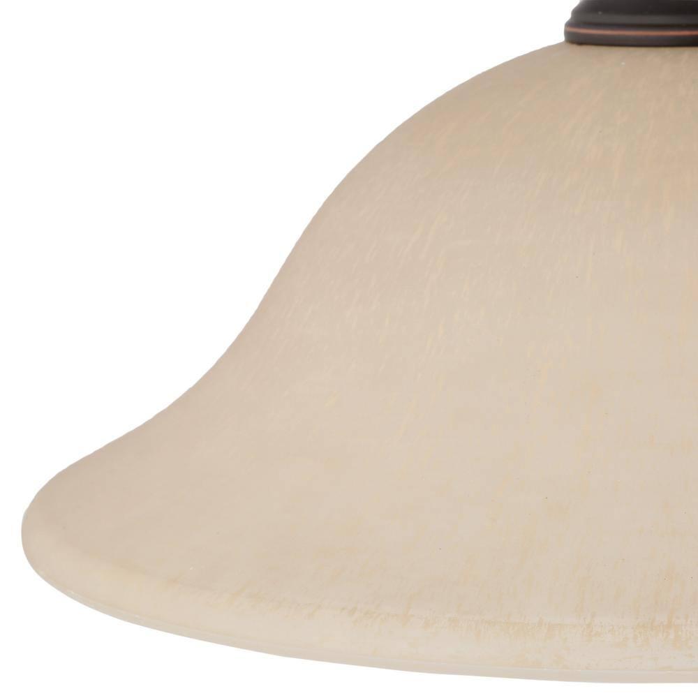 Nuvo 60-1276 - 1 Light  16"  Pendant w/ Champagne Linen Washed Glass