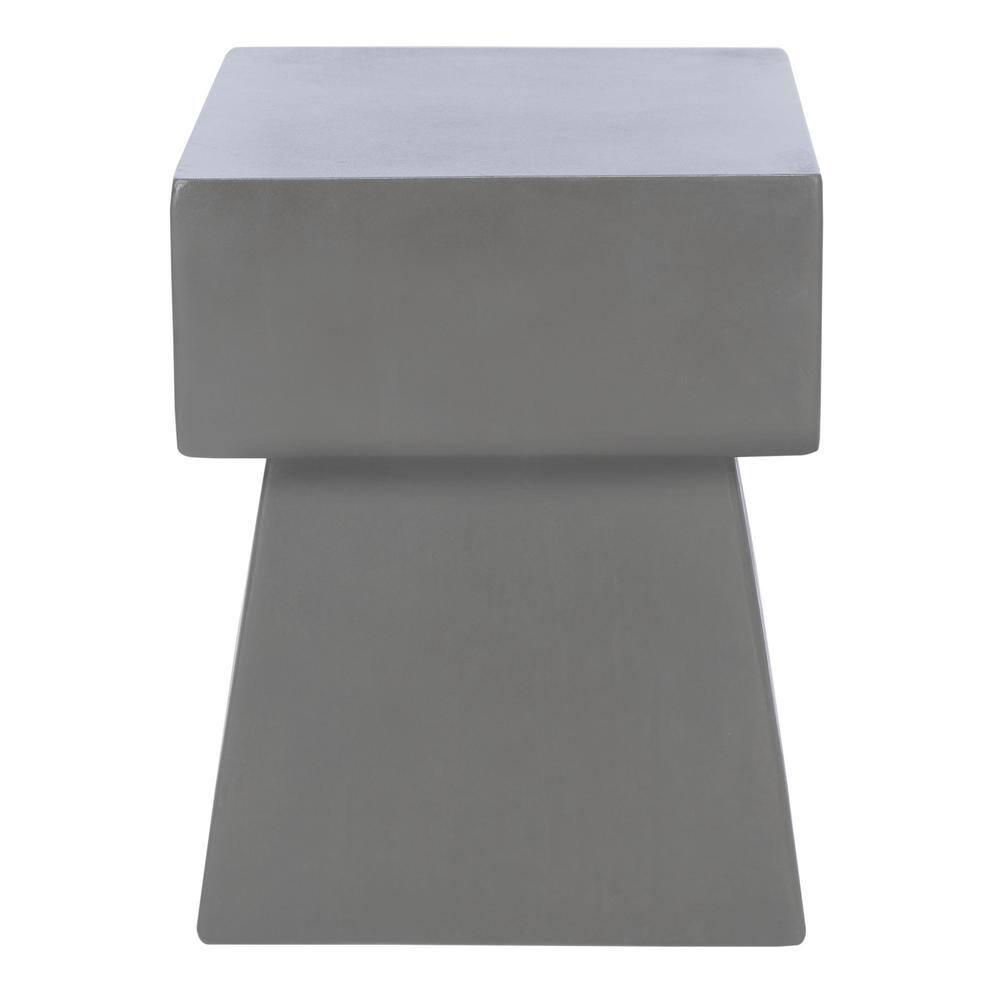 Zen Accent Stool - Indoor/Outdoor - VNN1000 - Gray - Safavieh