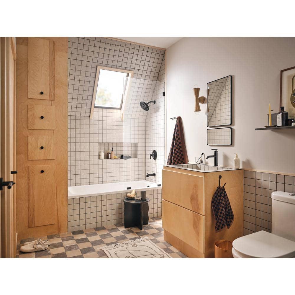 Gibson Single Hole Bathroom Faucet with Drain Assembly