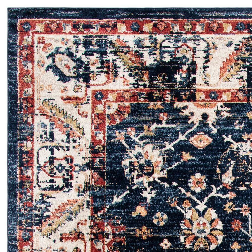 Charleston CHL413 Loomed Indoor Area Rug - Navy/Ivory - 8'x10' - Safavieh