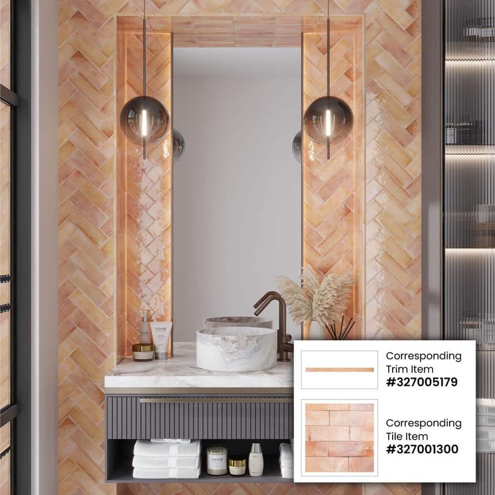 2.58'' W x 7.9'' L Ceramic Subway Singular Tile